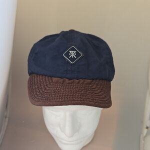 Stylish Navy and Brown Men's Cap